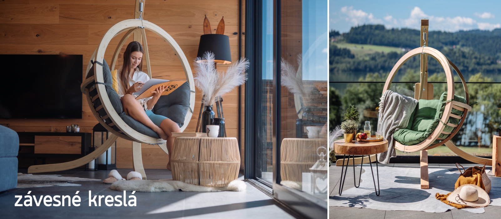 Závesné kreslá