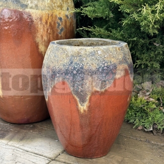 Kvetináč Héba Angkor Red Cooper 43cm