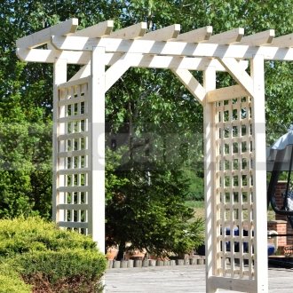 Drevená pergola Akébia L