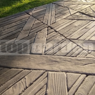 Hamranská betónová dlažba imitácia dreva