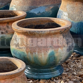 Kvetináč Eros Angkor Marble green 37 cm