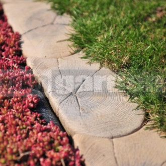 Okraj trávnika NATUR – betónová imitácia dreva
